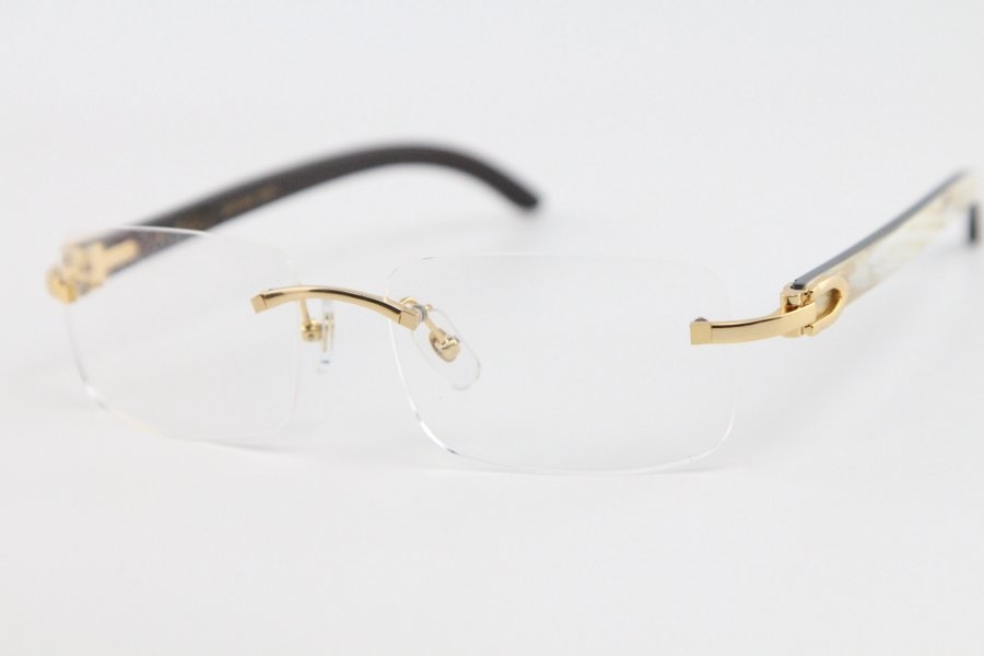 Best Quality White Inside Black Buffalo Horn Eyeglasses Free shipping gold frame glasses Rimless 8200757 Eyewear Size : 56-18-140mm
Best Quality White Inside Black Buffalo Horn Eyeglasses Free shipping gold frame glasses Rimless 8200757 Eyewear Size : 56-18-140mm