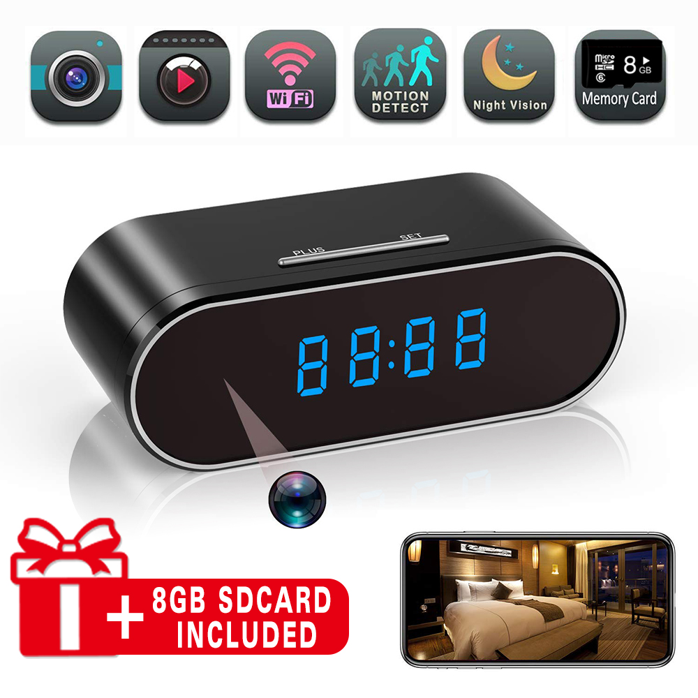 Surveillance COM WIFI security camera IP Network Camera 1080P Home cctv camera clock Night Vision Motion Detection cam
Surveillance COM WIFI security camera IP Network Camera 1080P Home cctv camera clock Night Vision Motion Detection cam