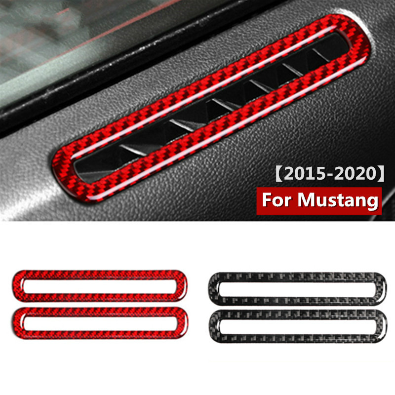 Car Interior Carbon Fiber Car Door Air Conditioner Outlet Vent Stickers for Ford Mustang 2015-2020 Car Styling Accessories
Car Interior Carbon Fiber Car Door Air Conditioner Outlet Vent Stickers for Ford Mustang 2015-2020 Car Styling Accessories