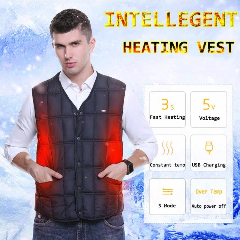 USB Infrared Electric Heating Vest Warm Jacket Men Women Winter Outdoor Flexible Electric Heated Thermal Clothing Waistcoat, Blue
USB Infrared Electric Heating Vest Warm Jacket Men Women Winter Outdoor Flexible Electric Heated Thermal Clothing Waistcoat, Blue