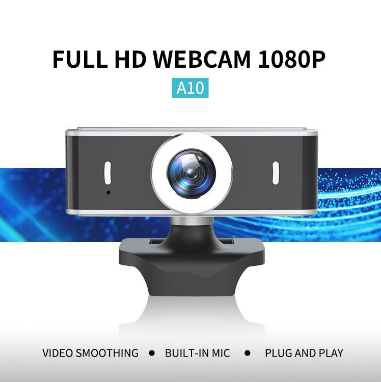 A10 HD 1080P Drive-free Web Camera With Microphone USB Interface Computer Camera Manual Focus Suitable For Live Video
A10 HD 1080P Drive-free Web Camera With Microphone USB Interface Computer Camera Manual Focus Suitable For Live Video