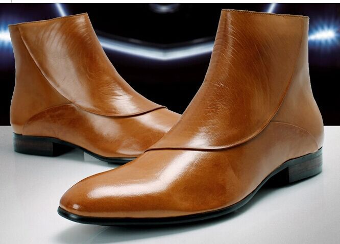 Ankle Botas Hombre Short Man High Top Men Shoes Pointed-toe Leather Shoes Hombre Leather Short Boots Black Brown Pointed Toe
Ankle Botas Hombre Short Man High Top Men Shoes Pointed-toe Leather Shoes Hombre Leather Short Boots Black Brown Pointed Toe