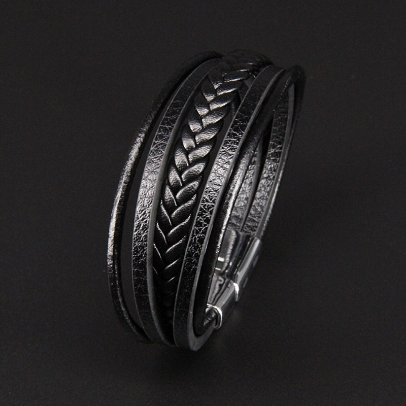 2020 Brand New Hot Men Leather Bracelet Magnet Buckle Vintage Male Braid Jewelry For Women Handmade Multi layer Wrist Band Gifts
2020 Brand New Hot Men Leather Bracelet Magnet Buckle Vintage Male Braid Jewelry For Women Handmade Multi layer Wrist Band Gifts