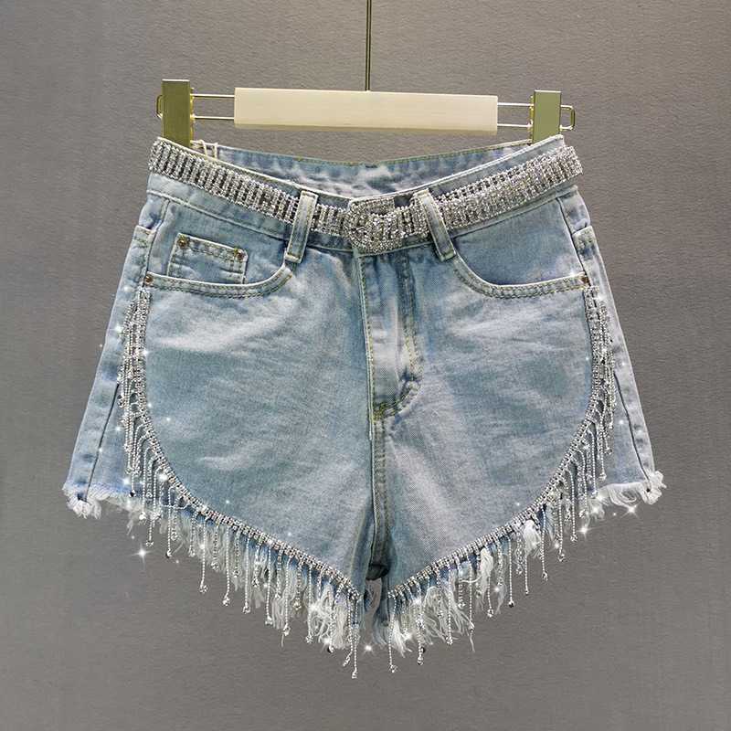 Luxury Style 2020 Summer Women' Diamond Tassel Denim Shorts Jeans Fashion Girls Ladies All-match Trousers A3745, As pic
Luxury Style 2020 Summer Women' Diamond Tassel Denim Shorts Jeans Fashion Girls Ladies All-match Trousers A3745, As pic