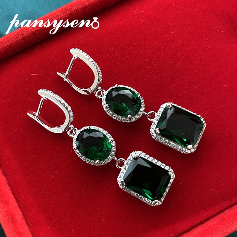 PANSYSEN Trend Emerald Citrine Sapphire Clip Earrings for Women Solid Silver 925 Sterling Wedding Party Dangle Girl Earring Gift
PANSYSEN Trend Emerald Citrine Sapphire Clip Earrings for Women Solid Silver 925 Sterling Wedding Party Dangle Girl Earring Gift