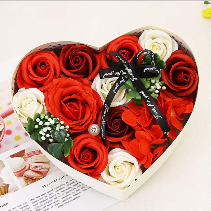 Romantic Soap Rose Flower Heart-shaped Gift Box Valentine's Day Christmas Creative Birthday Gift for Girlfriend
Romantic Soap Rose Flower Heart-shaped Gift Box Valentine's Day Christmas Creative Birthday Gift for Girlfriend