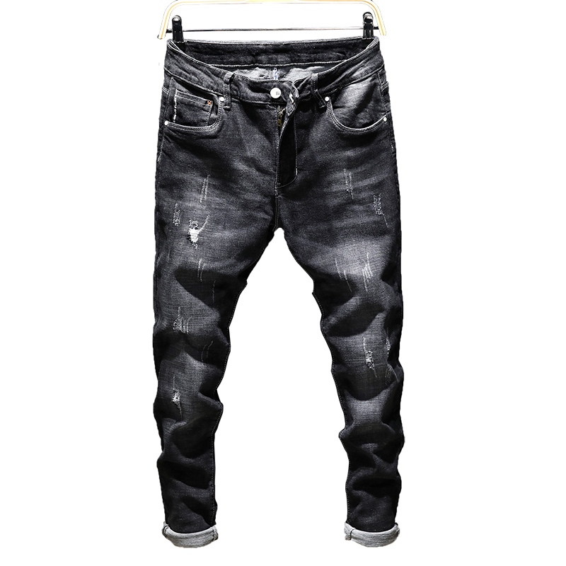Good Quality Men's Black Skinny Jeans New Male Holes Slim Denim Long Jeans Men Solid Casual Pencil Pants Slim J
Good Quality Men's Black Skinny Jeans New Male Holes Slim Denim Long Jeans Men Solid Casual Pencil Pants Slim J