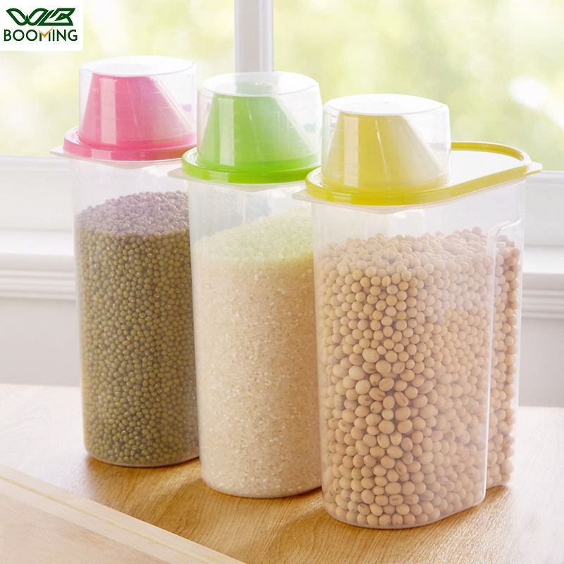 WBBOOMING Kitchen Container Sealed Crisper Grains Tank Storage Kitchen Sorting Rice Storage Box Container Bottles and Jars
WBBOOMING Kitchen Container Sealed Crisper Grains Tank Storage Kitchen Sorting Rice Storage Box Container Bottles and Jars