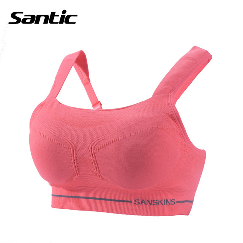 Santic Sports Bra Full Cup Padded Fitness Running Bra Sport Crop Top Push Up Seamless Athletic Vest Sportswear Underwear MN15008, Black
Santic Sports Bra Full Cup Padded Fitness Running Bra Sport Crop Top Push Up Seamless Athletic Vest Sportswear Underwear MN15008, Black