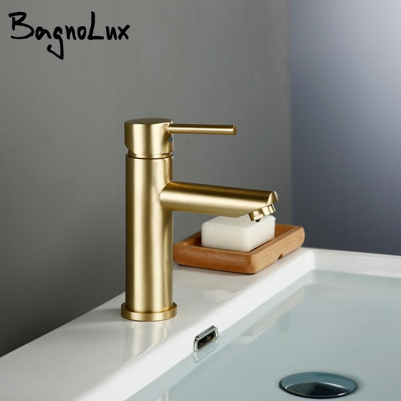 Bagnolux Brushed gold Brass Single Hole Single handle Deck Mounted Basin Hot and cold water sink Bathroom Faucets
Bagnolux Brushed gold Brass Single Hole Single handle Deck Mounted Basin Hot and cold water sink Bathroom Faucets