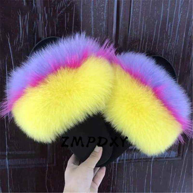 Women's Real Hair Slippers Kids/Children's Raccoon Fur Slides Female Plush Flip Flops Ladies Fluffy Furry Sandals EU28-45, Fake fur
Women's Real Hair Slippers Kids/Children's Raccoon Fur Slides Female Plush Flip Flops Ladies Fluffy Furry Sandals EU28-45, Fake fur