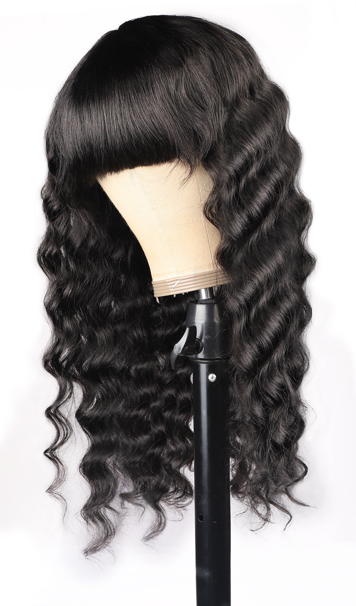ishow brazilian remy human hair bang wigs pre plucked natural black straight wave full machine made lace front wigs body wave 150
