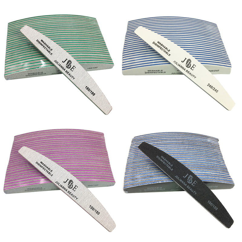 50Pcs 100/150/180/240 Washable Nail File Sanding Buffer Manicure Pedicure Professional UV Gel Polishing Sanding Manicure Tools
50Pcs 100/150/180/240 Washable Nail File Sanding Buffer Manicure Pedicure Professional UV Gel Polishing Sanding Manicure Tools
