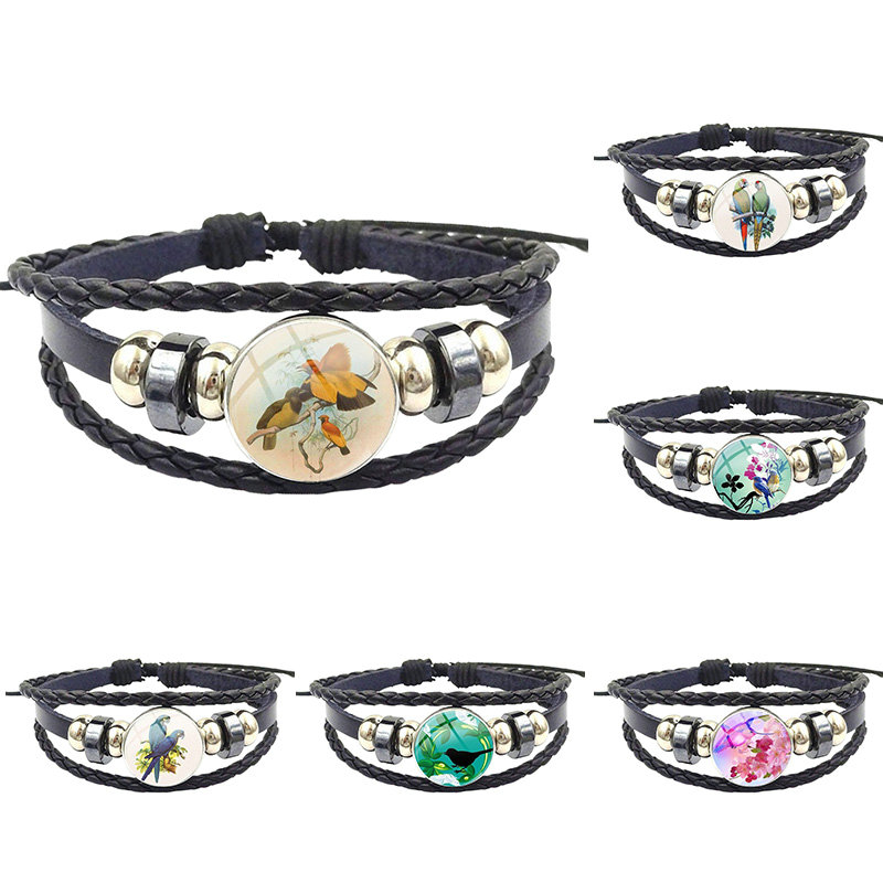 Style Bird Fashion Glass High Quality Girls Black Leather Bracelet Bangles Jewelry For Women Girl Gift
Style Bird Fashion Glass High Quality Girls Black Leather Bracelet Bangles Jewelry For Women Girl Gift