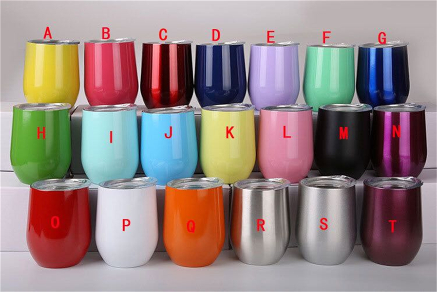 12oz Wine Tumbler Stainless Steel Wine Glasses Egg Cups in Bulk Colourful Stemless Wine Glasses with Lid Shatter proof Vacuum Egg Shape c01
12oz Wine Tumbler Stainless Steel Wine Glasses Egg Cups in Bulk Colourful Stemless Wine Glasses with Lid Shatter proof Vacuum Egg Shape c01