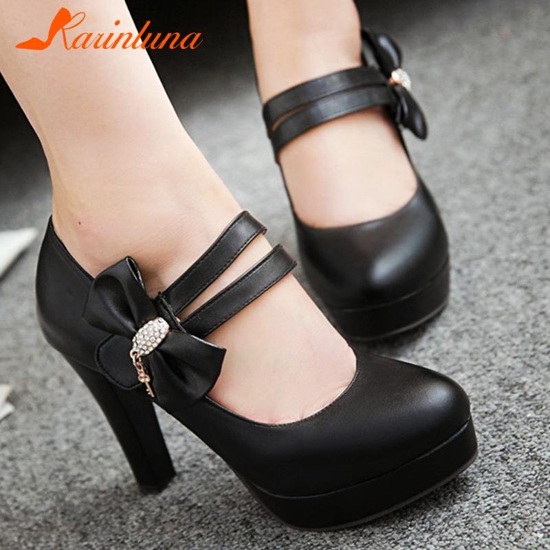 Brand New Large Sizes 43 High Heels Platform Office Lady All Seasons Sweet Bow Tie Mary Janeswoman Shoes Pumps Footwear, Black
Brand New Large Sizes 43 High Heels Platform Office Lady All Seasons Sweet Bow Tie Mary Janeswoman Shoes Pumps Footwear, Black