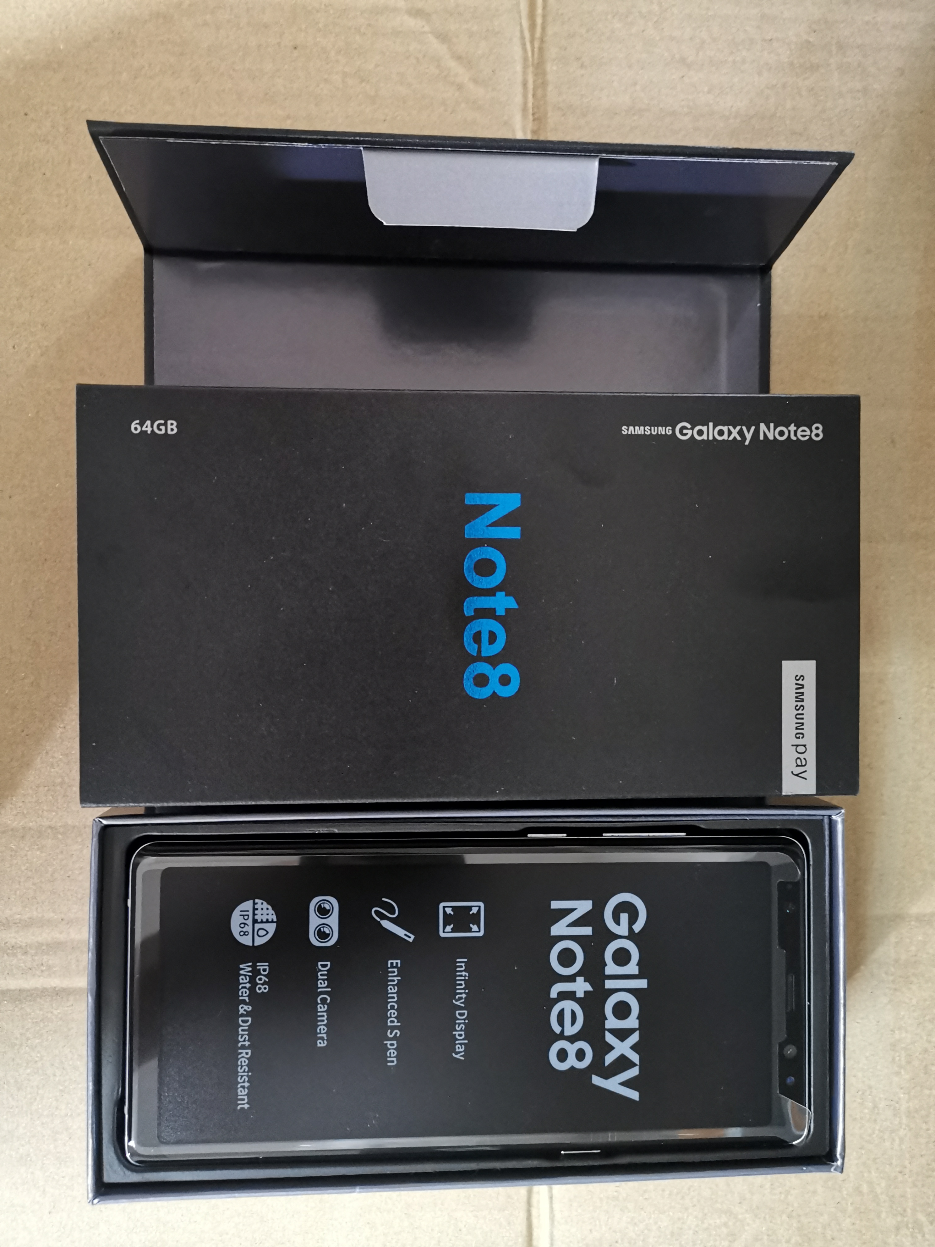 Samsung Galaxy Note8 Note 8 N950U N950U1 Original Unlocked LTE Cellphone Octa Core 6.3" Dual 12MP 6G RAM 64G ROM Snapdragon 835