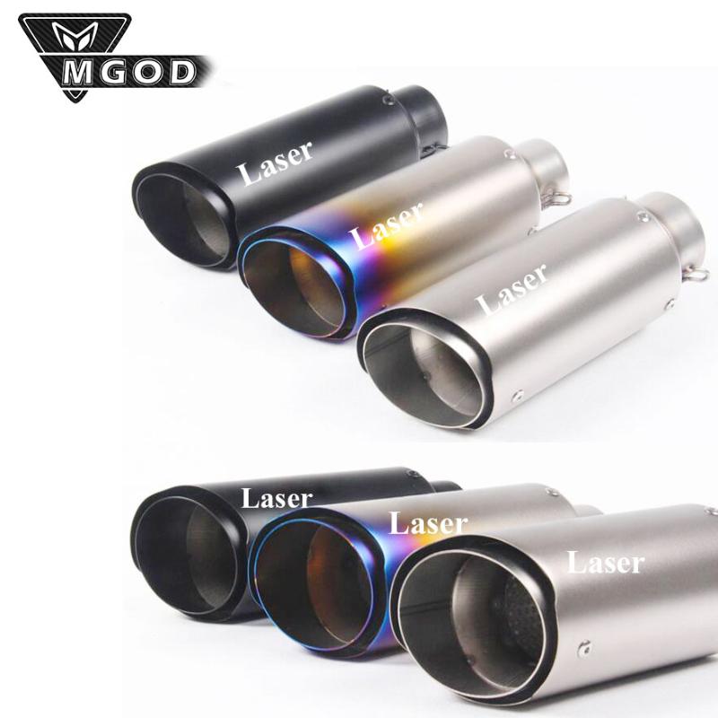 Universal 60mm 51mm Motorcycle Exhaust Pipe Escape Moto for Akrapoviccc Z800 ZX10R R6 R3 R25 R1 CBR650 Muffler Racing Motorcross
Universal 60mm 51mm Motorcycle Exhaust Pipe Escape Moto for Akrapoviccc Z800 ZX10R R6 R3 R25 R1 CBR650 Muffler Racing Motorcross
