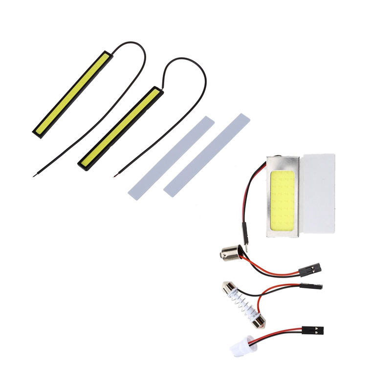 1Set Light Panel 36 COB LED Panel White DC 12V 2.5W + Festoon Module + T10 BA9S Adapter & 2x 5W Lamps Decorative Auto LED Dayt
1Set Light Panel 36 COB LED Panel White DC 12V 2.5W + Festoon Module + T10 BA9S Adapter & 2x 5W Lamps Decorative Auto LED Dayt