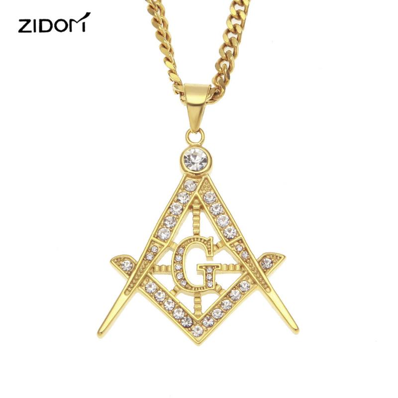 2020 Gold color Stainless Steel Free Mason Hiphop Men pendant necklace 70cm long cuban chain masonic vintage necklace jewelry
2020 Gold color Stainless Steel Free Mason Hiphop Men pendant necklace 70cm long cuban chain masonic vintage necklace jewelry