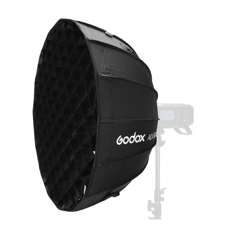 Godox AD-S65S ADS65S 65cm Built-in Silver Deep Parabolic Softbox with Honeycomb Grid Godox Mount softbox for AD400PRO flash
Godox AD-S65S ADS65S 65cm Built-in Silver Deep Parabolic Softbox with Honeycomb Grid Godox Mount softbox for AD400PRO flash