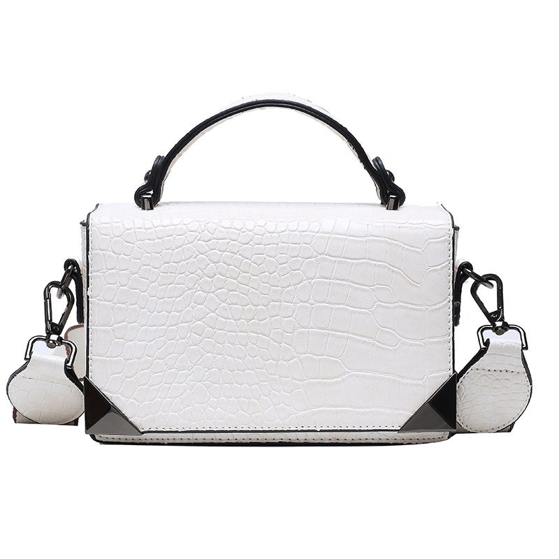 Fashion Ladies Handbag New Crocodile Pattern Crossbody Bag Female Solid Color Wild Shoulder Bag Female, Black
Fashion Ladies Handbag New Crocodile Pattern Crossbody Bag Female Solid Color Wild Shoulder Bag Female, Black