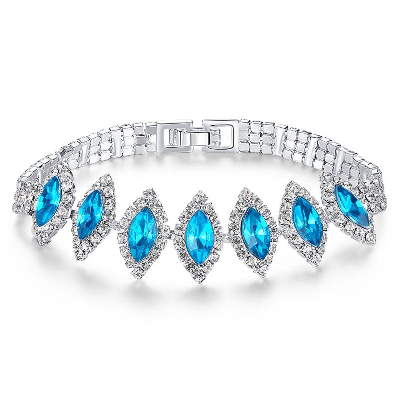 Royal Blue Horse Eye Cubic Zirconia Women's Bracelet Lady Luxury Blue Cubic Zirconia Fashion Engagement Jewelry Women's Bracelet
Royal Blue Horse Eye Cubic Zirconia Women's Bracelet Lady Luxury Blue Cubic Zirconia Fashion Engagement Jewelry Women's Bracelet