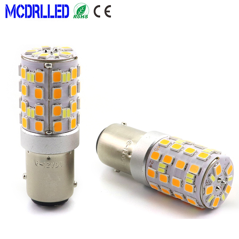 Mcdrlled 2PCS Dual Color P21/5W 1157 BAY15D Car Led Light Boat Semaphore Signal Lamp Led Bulbs 6-12V White Yellow, As pic
Mcdrlled 2PCS Dual Color P21/5W 1157 BAY15D Car Led Light Boat Semaphore Signal Lamp Led Bulbs 6-12V White Yellow, As pic