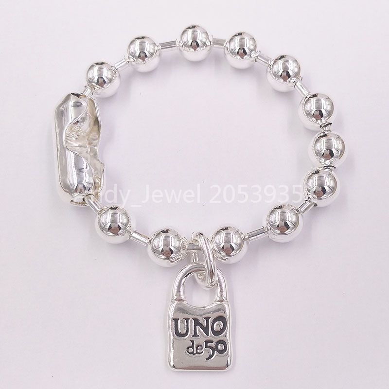 Authentic Bracelet Snowflake Friendship Bracelets UNO de 50 Plated Jewelry Fits European Style Gift PUL1215MTL000
Authentic Bracelet Snowflake Friendship Bracelets UNO de 50 Plated Jewelry Fits European Style Gift PUL1215MTL000