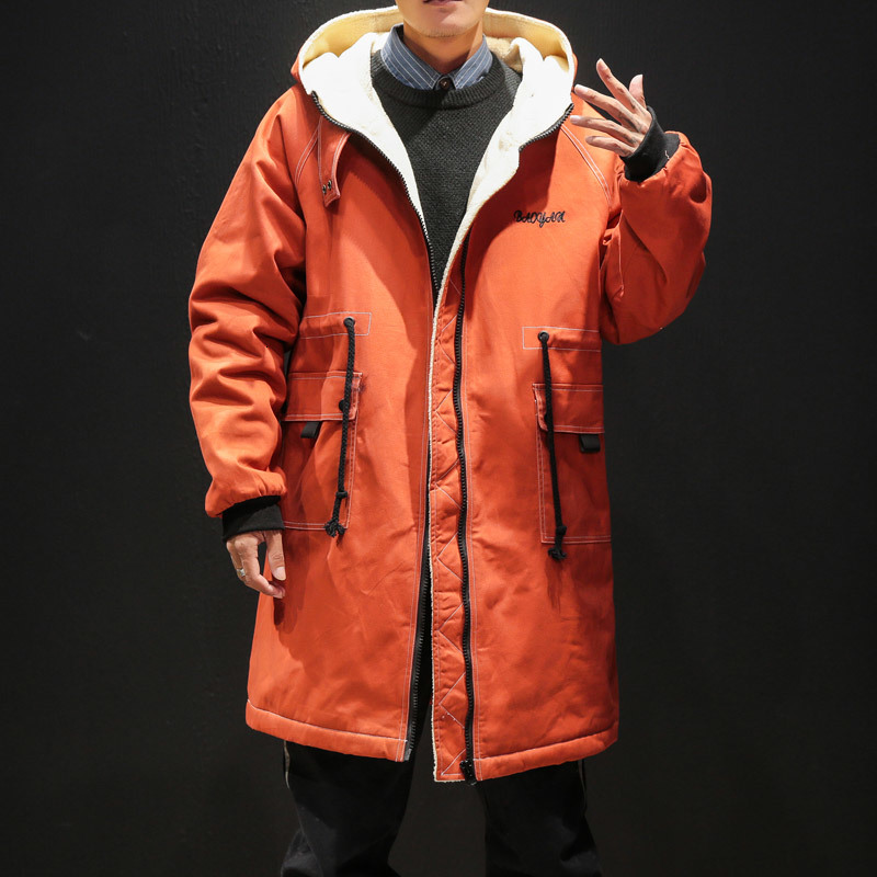 UYUK2020 Winter New Casual Youth College Fashion Trend Large Size Thickening Lamb Hair Long Hooded Tooling Men's Cotton, Black
UYUK2020 Winter New Casual Youth College Fashion Trend Large Size Thickening Lamb Hair Long Hooded Tooling Men's Cotton, Black