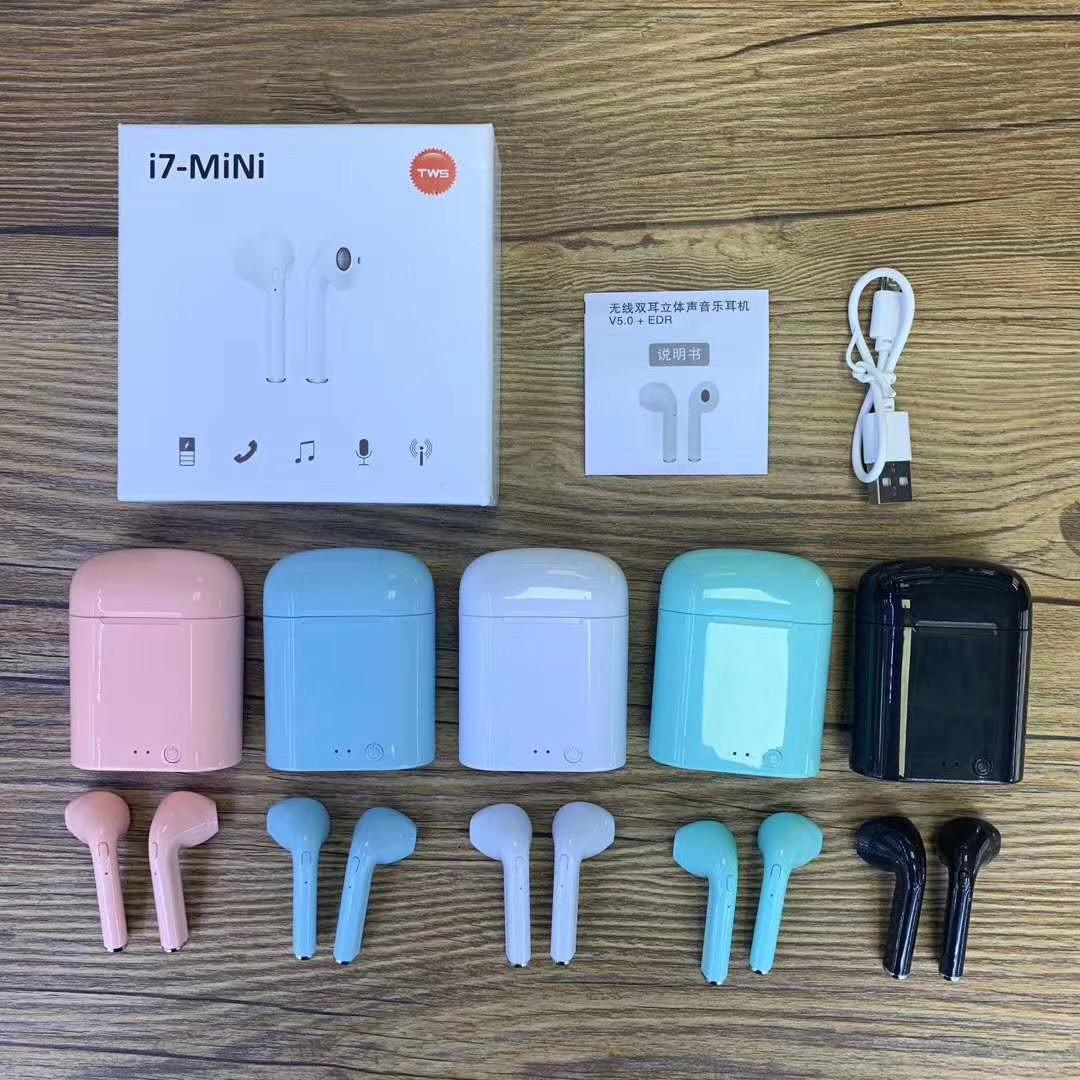 i7 Mini TWS Wireless Bluetooth Earphone Double Earbuds With Charger Dock Stereo Headphone For iPhone Xs 8 7 Plus S9 Plus Android
i7 Mini TWS Wireless Bluetooth Earphone Double Earbuds With Charger Dock Stereo Headphone For iPhone Xs 8 7 Plus S9 Plus Android