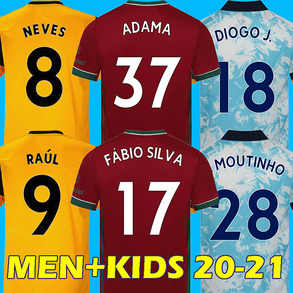 20 21 soccer jersey wolves football shirt Wanderers J.OTTO PODENCE RAUL NEVES DIOGO ADAMA COADY MOUTINHO BENNETT thailand men kids kits, Away kids
20 21 soccer jersey wolves football shirt Wanderers J.OTTO PODENCE RAUL NEVES DIOGO ADAMA COADY MOUTINHO BENNETT thailand men kids kits, Away kids