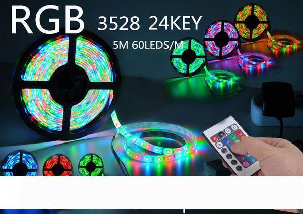 5m rgb led strip smd 3528 no waterproof 300 led strip light + 24 keys ir remote+12v 2a power supply in
5m rgb led strip smd 3528 no waterproof 300 led strip light + 24 keys ir remote+12v 2a power supply in