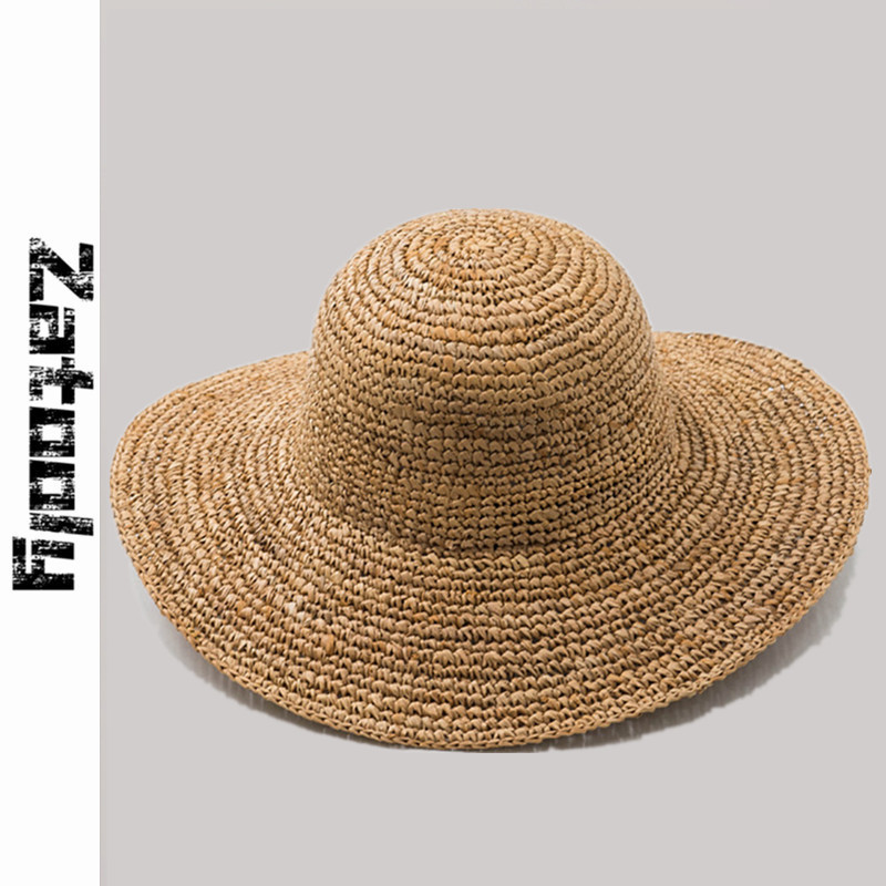 2020 Hot Sale Round Top Natural hand knitting Raffia Wide Brim Straw Summer Sun Hats for Women With Leisure Beach Hats Lady, As shown
2020 Hot Sale Round Top Natural hand knitting Raffia Wide Brim Straw Summer Sun Hats for Women With Leisure Beach Hats Lady, As shown