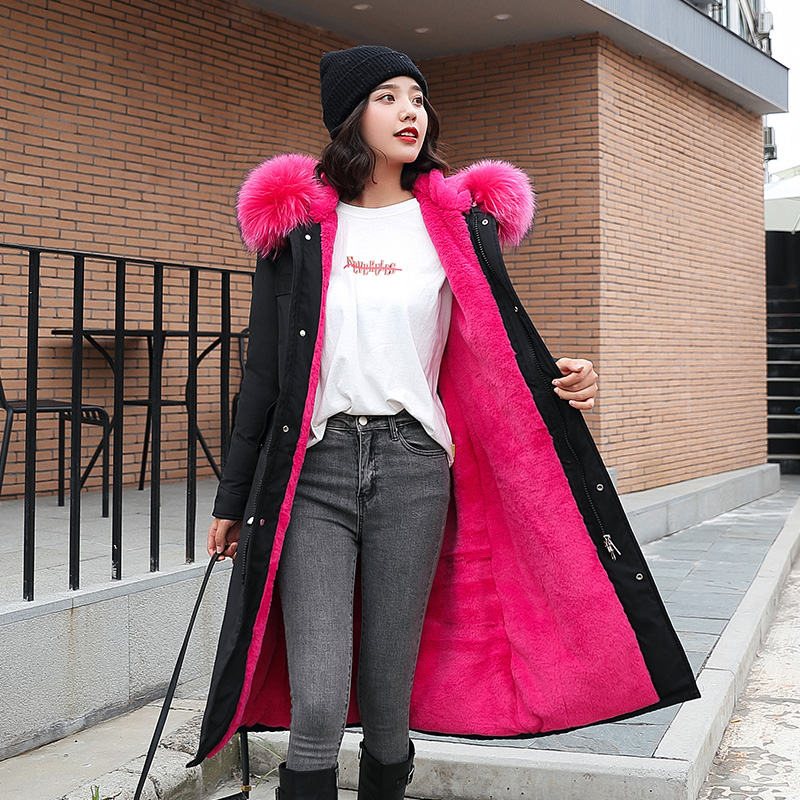 New 2020 Winter Women Collection Jacket Coat There Hood with Fur Collar Knee-length Warm Women Parka Long Slim Thick FANMUER, Black
New 2020 Winter Women Collection Jacket Coat There Hood with Fur Collar Knee-length Warm Women Parka Long Slim Thick FANMUER, Black