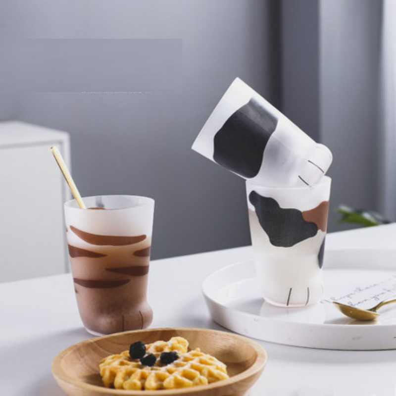 350ml Mug Heat-resistant Glass Cat Cup Tiger Paws Office Matte Cat Paws Creative Milk Coffee Cup Cute Children Drink Bottle
350ml Mug Heat-resistant Glass Cat Cup Tiger Paws Office Matte Cat Paws Creative Milk Coffee Cup Cute Children Drink Bottle