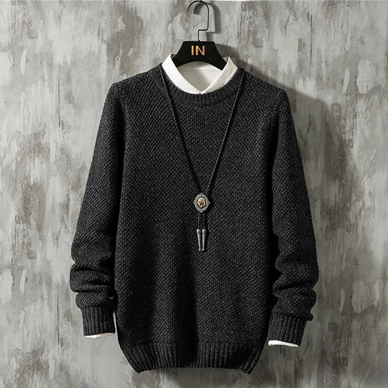 2020 Men's O-neck Cotton Pullover Autumn Winter Comfortable Solid Warm Long Sleeve Soft Clothes Knitted Casual Male Sweater, Black
2020 Men's O-neck Cotton Pullover Autumn Winter Comfortable Solid Warm Long Sleeve Soft Clothes Knitted Casual Male Sweater, Black