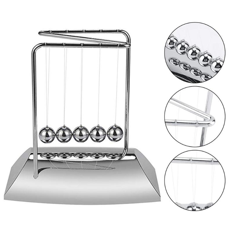 Newton's Cradle Desk Table Decor Metal Pendulum Ball Newton Ball Physics Science Pendulum Steel Balance
Newton's Cradle Desk Table Decor Metal Pendulum Ball Newton Ball Physics Science Pendulum Steel Balance