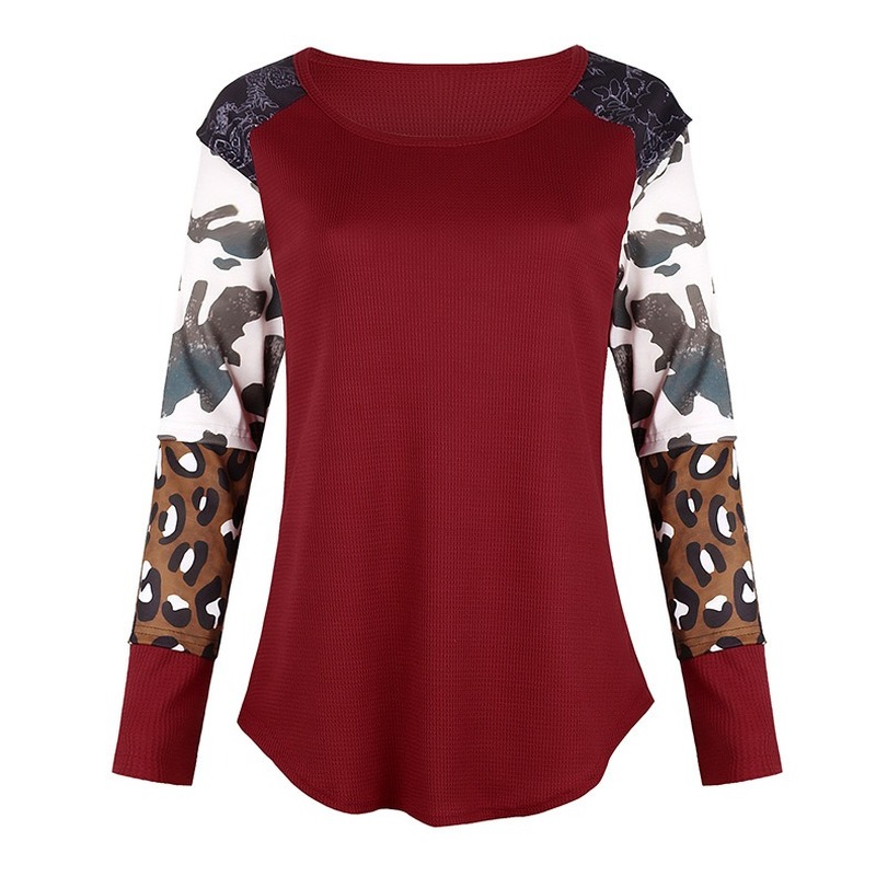 New Women' European and American Waffle Printed Long-Sleeved T-shirt Top Summer Plus Size Graphic T Shirts tshirt women, Army green
New Women' European and American Waffle Printed Long-Sleeved T-shirt Top Summer Plus Size Graphic T Shirts tshirt women, Army green