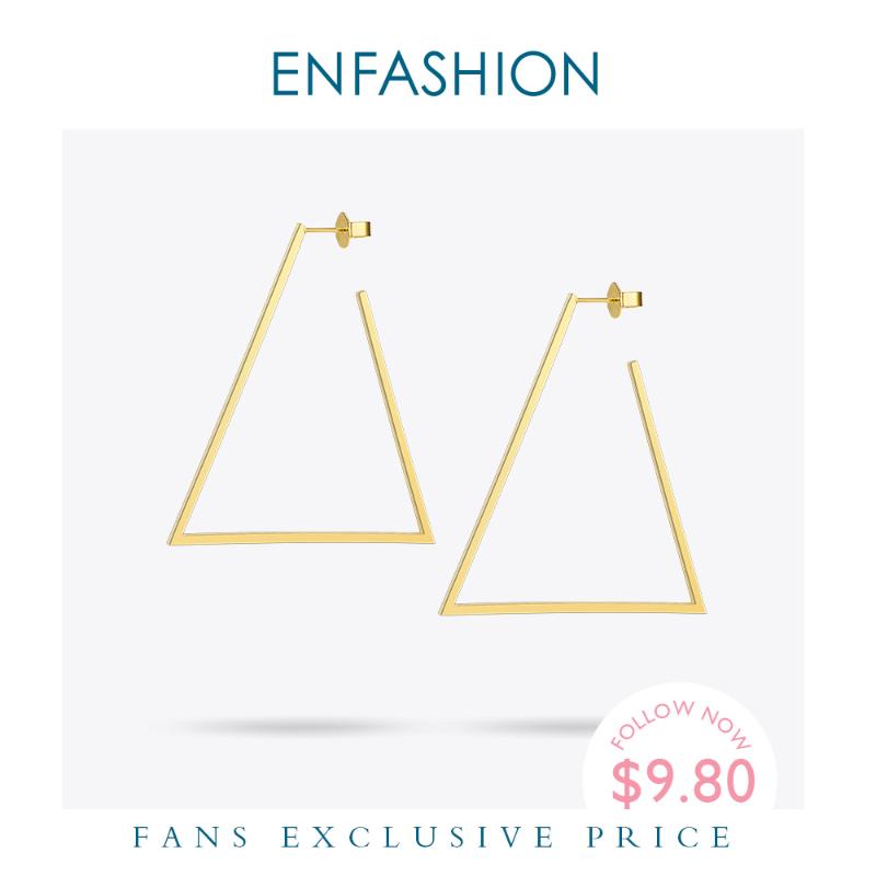 Enfashion Jewelry Geometric Big Triangle Earrings Gold color Stainless steel Long Drop Earrings For Women Earings EB171033
Enfashion Jewelry Geometric Big Triangle Earrings Gold color Stainless steel Long Drop Earrings For Women Earings EB171033