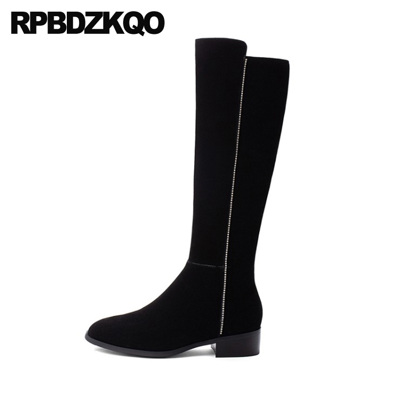 chunky black 10 big size tall knee high suede shoes designer 34 brand women winter boots genuine leather long plus round toe new
chunky black 10 big size tall knee high suede shoes designer 34 brand women winter boots genuine leather long plus round toe new