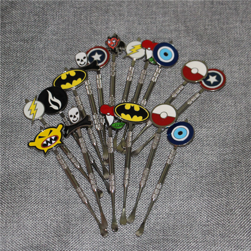 100pcs New design Stainless steel iron wax dabber tool titanium dab nail for wax with Catu Badge atomizer vaporizer pen free shipping DHL
100pcs New design Stainless steel iron wax dabber tool titanium dab nail for wax with Catu Badge atomizer vaporizer pen free shipping DHL