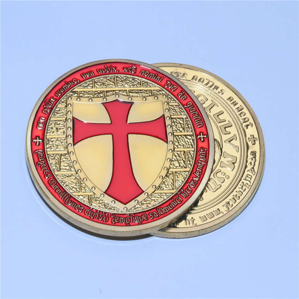 CHALLENGE COIN KNIGHTS TEMPLAR CROSS MAN ON HORSE RED AND GOLD COLOR FREE SHIPPING Metal crafts Gold plated coin Business Gift
CHALLENGE COIN KNIGHTS TEMPLAR CROSS MAN ON HORSE RED AND GOLD COLOR FREE SHIPPING Metal crafts Gold plated coin Business Gift