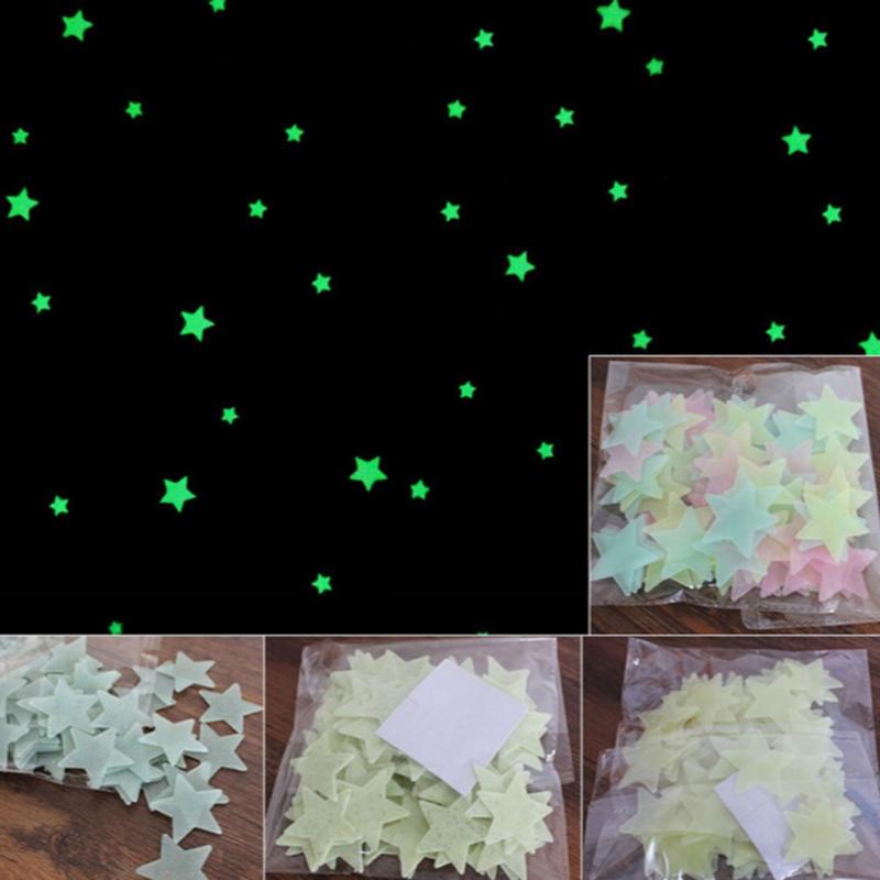 100pcs Beautiful New Multi Color Luminous Fluorescent Wallpaper Stars Wall Stickers Decal Glow In The Dark Baby Kids Bedroom
100pcs Beautiful New Multi Color Luminous Fluorescent Wallpaper Stars Wall Stickers Decal Glow In The Dark Baby Kids Bedroom