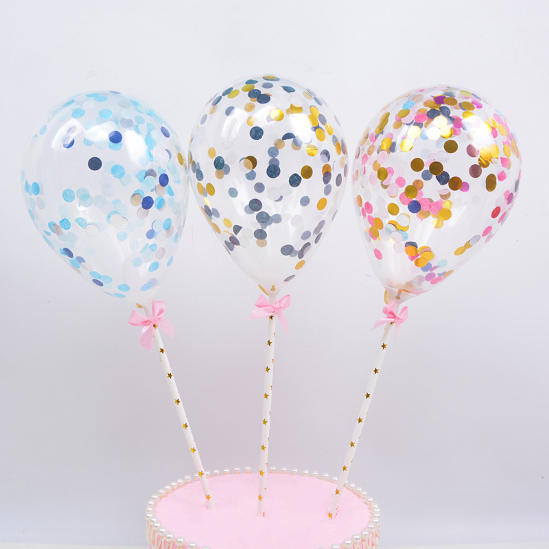 5pcs/10pcs 5inch Mini Confetti Latex Balloons with Straw for Birthday Wedding Party Cake Topper Decorations Bady Shower Supplies
5pcs/10pcs 5inch Mini Confetti Latex Balloons with Straw for Birthday Wedding Party Cake Topper Decorations Bady Shower Supplies