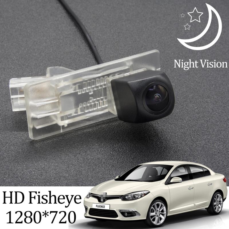 Owtosin HD 1280*720 Fisheye Rear View Camera For Fluence 2012 2013 2014 2020 2020 Car Parking Accessories