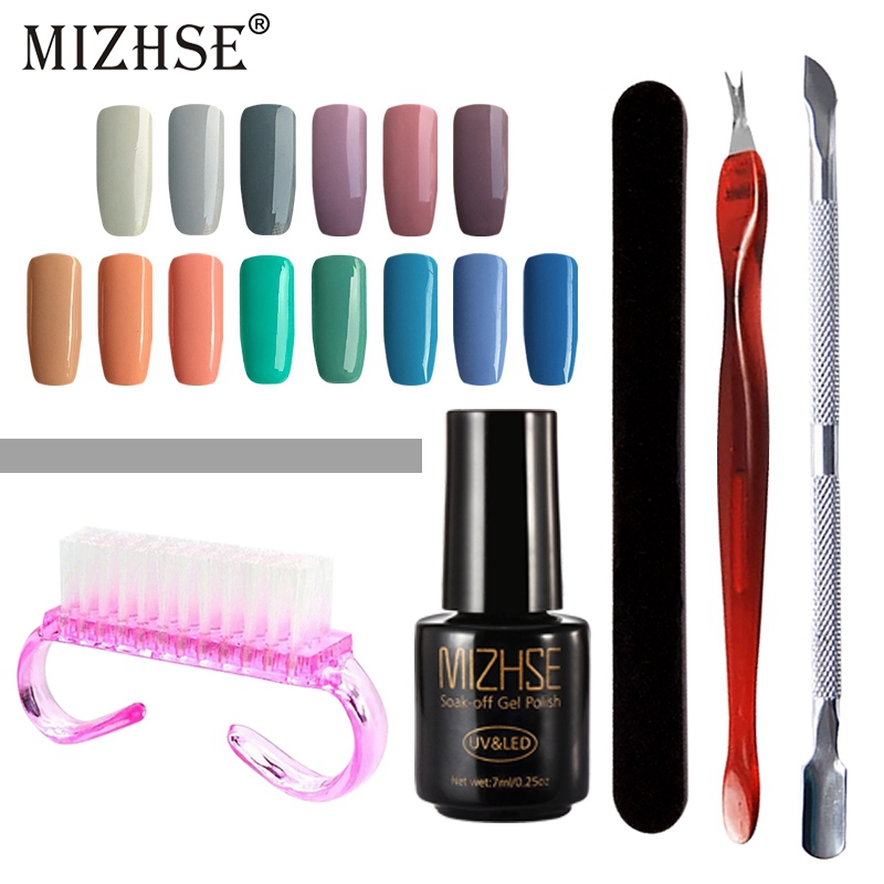 MIZHSE Gel Nail Polish Kit Professional Set Vernis Semi Permanant UV Gel Nails Brushes Stickers All For Manicure And Nail Design, P07-b
MIZHSE Gel Nail Polish Kit Professional Set Vernis Semi Permanant UV Gel Nails Brushes Stickers All For Manicure And Nail Design, P07-b