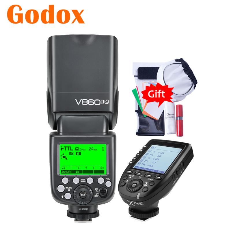 Godox V860II-C 2.4GL HSS 1/8000 Li-ion Battery Speedlite Camera Flash Xpro-N Transmitter for EOS 5D 6D 7D 750D 810D
Godox V860II-C 2.4GL HSS 1/8000 Li-ion Battery Speedlite Camera Flash Xpro-N Transmitter for EOS 5D 6D 7D 750D 810D