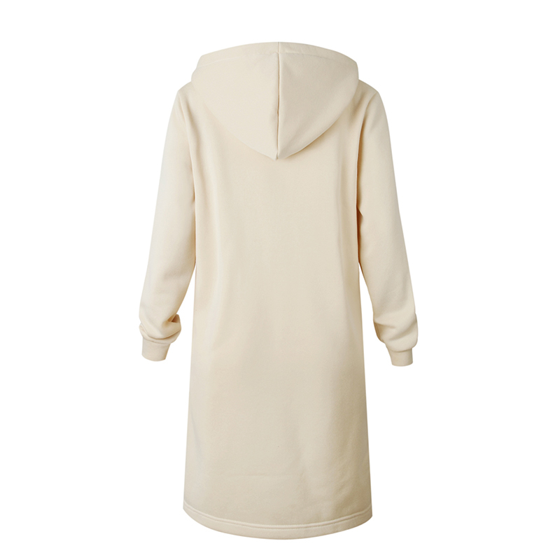 Women Long Coat Zipper Hooded Jacket Autumn Winter Casual Loose Female Coat Hoodies Sweatshirt Hoody Jackts Plus Size 5XL