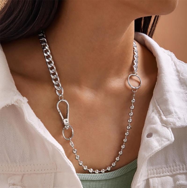 Gothic Layered Baroque Pearl Chunky Chain Necklace Colar Punk Gold Color Heart Pendant Choker Necklace Festival Couple Jewelry
Gothic Layered Baroque Pearl Chunky Chain Necklace Colar Punk Gold Color Heart Pendant Choker Necklace Festival Couple Jewelry